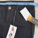 Tinseltown NWT Bermuda Shorts Size 3 Black Soft Stretch Denim Jean Frayed Hem Photo 2