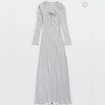 Aerie Light Gray Maxi Dress Photo 4