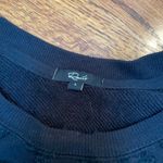 Rails  Marlo Flocked Side Zip Knit Top black large Photo 4