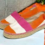 Diane Von Furstenberg Diane Von Furstenburg DVF Size 9 Colorblock Espadrille Slip on Flat Photo 0