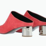 Proenza Schouler Suede Mules Red size 6 Photo 2