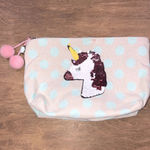 None Sequin Unicorn polka dot cosmetic bag Photo 1