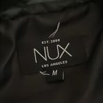 NUX Women’s Dark Green Removable Hood Puffer Zipper Jacket Size M Silver Size M Photo 6