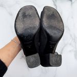 Saint Laurent women’s Babies black suede lace-up block heel sandal size 36 US 6 Photo 10