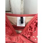 J.Crew Scalloped Ruffle Plunging One-piece in Laser-cut Eyelet Pink size 8 Photo 6