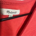 Madewell Ottoman Jacquard Ruched-Front Top Textured Ribbed Material Size: XS Photo 2