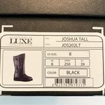 Australia Luxe Collective Joshua Tall Boots Black Shearling NIB Leather Winter 8 Photo 8