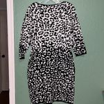 American Living Animal print sweater dress  • leopard • black and white • sweater Photo 4