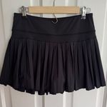 Gold Hinge  Pleated Black Skirt 15" Photo 0