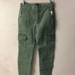 BDG Olive Green Mid-Rise Slim Fit Cargo Pants Size 26 NWT Photo 3