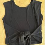 Tiger Mist  Sleeveless Top Open Back Shayna Size XS Black Photo 2