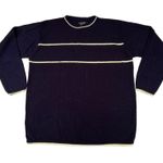 Vintage A.Adams & Spire Crewneck Navy Blue Crewneck Sweater Size XXL Photo 0