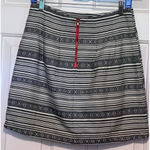 Emmelee  Women's Gray Cream‎ Mini Skirt Size M 17 1/2" Long x 14" Waist Photo 1