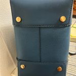 Michael Kors Mercer Gallery Dark Chambray Leather Bucket Crossbody Tote Bag NWT Photo 7