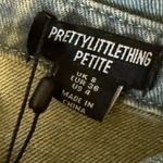 Pretty Little Thing  Petite VTG Wash Denim Cutout Jumpsuit 4 Photo 7