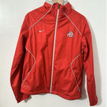 Nike  Storm Fit Women’s Ohio State Jacket Medium College Rain Jacet Red OSU Photo 0