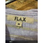 Flax  women’s full zip Jacket Pockets Sz M Photo 2