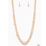 Paparazzi High Standards Gold Necklace (226) Photo 1