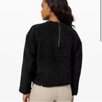 Lululemon Wool Whenever Crew Neck Sweater Wool Blend Sherpa Black Size 2 Photo 10