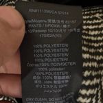 Tory Burch Printed Donegal High Waist Pants Size 10 DOUBLE FACED COATING Photo 8