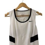 Nike Top Sleeveless Muscle Tank White Black Mesh Swoosh Women’s Size XS Photo 1