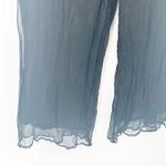 Papillon Womens Casual Lounge Boho Dark Pull On Wide Leg Pants Size L Black Photo 2