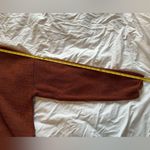 Free People Rust knit scoop neck sweater Photo 6