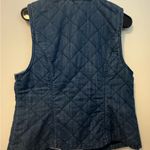 Christopher & Banks Christopher Banks Quilted denim Vest button front medium Photo 6
