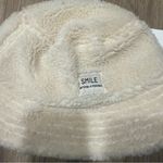 H& M Cream Shearling Bucket Hat One Size NWT Photo 1