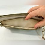 Coach Signature CC Khaki Double Zip Wristlet Wallet F52848 Photo 10