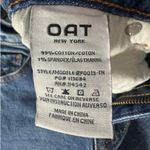 OAT New York Jeans Women Size 25 Skinny Blue Denim Raw Hem Casual Cotton Photo 7