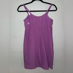 Beyond Yoga  Spacedye Move It Dress Purple Criss Cross Back Mini Medium Photo 1
