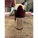 NEW Kate Spade Sybil Pumps Size 8.5 Black Velvet Heels Rhinestones Photo 7