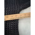 Zesica Open Knit Sweater Size S Black Crochet Cover Up Beach Witchy Goth Rave Photo 10