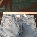 ZARA Womens Busted Knees Distressed Slightly Baggie Button Fly Size 8 Photo 8