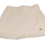 Hollister  California White Lace Mini Casual Skirt Size Large EUC #4163 Photo 0