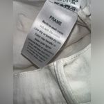 frame denim FRAME Forever Karlie High Rise White Blanc Skinny Jeans EUC Size 25‎ TALL Photo 7