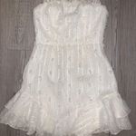 Selfie Leslie White Strapless Dress Photo 0