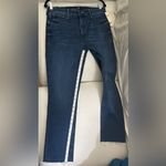Mother Jeans NWT Mid Rise Dazzler Ankle Fray Fancy Meeting You Here Size 31 Blue Photo 6