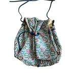 CARLOS FALCHI Vintage Leather Multicolor Shoulder Bag Pink Photo 6