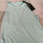 Nike NEW NWT SZ Small Dri-FIT Femme Training Tank dd2800 336 Swoosh Logo Foil Photo 3