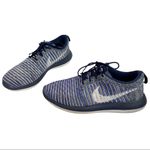 Nike  Roshe 2 Flyknit Womens Blue White Knit Athletic Shoes Running Photo 3