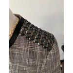 H&M  blazer short size 6 fancy trendy gray Photo 1