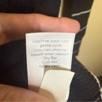 Athleta Bayside Black & White Stripe Merino Wool Blend Sweater Size Medium Photo 6