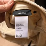 Paige Ivory Corduroy Federal Slim-Straight Jeans Photo 5