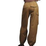 Pilcro  Anthropologie Medium Parachute Pants Cargo Drawstring Bronze High‎ 1532 Photo 1