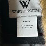 Worthington  black wool trench coat Photo 1