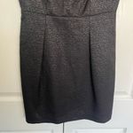 Susana Monaco Black Sparkle Detail Boat Neck Sleeveless Cocktail Dress Size. 6 Photo 3
