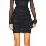 Mugler One Shoulder Mini Dress in Black 42 New Womens Long Sleeve Size undefined Photo 1