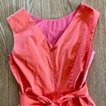 Shoshanna  Designer Fit & Flare Pink Midi Party Dress Womens 10 Photo 9